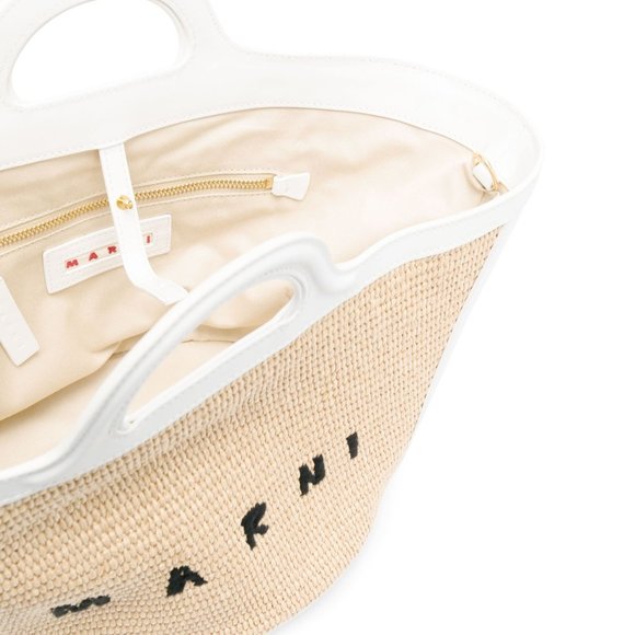 Marni Tropicalia logo-embroidered tote bag - Picture 5 of 6